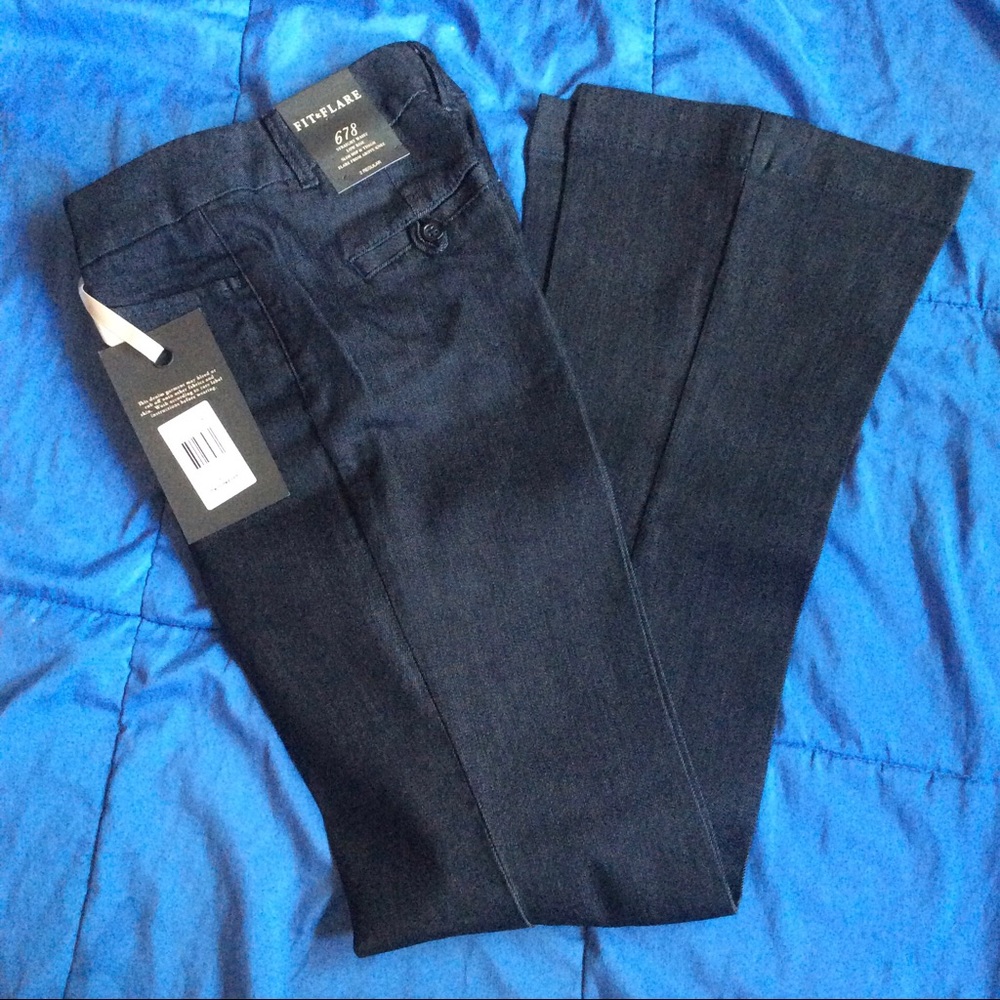 The Limited Fit and Flare Dark Jean